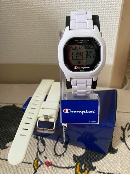 【チャンピオン] 腕時計 電波ソーラー デジタル