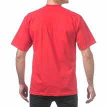 新品未使用 プロクラブ 6.5oz ヘビーウエイト 厚手 無地 半袖Tシャツ 赤 レッド RED Lサイズ proclub heavy weight_画像5