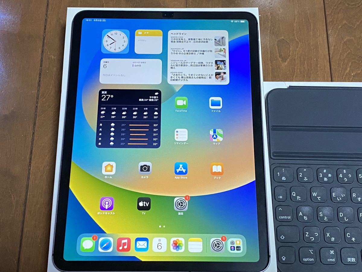 中古美品おまけつき】 iPad Pro 11インチ第1世代スペースグレイWi-Fi