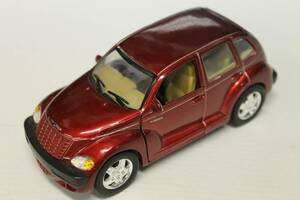 Saica PT CRUSER ミニカー プルバック 1:34 ダイキャスト PTクルーザー レッド 2001年 新品 ジャンク 1点限り