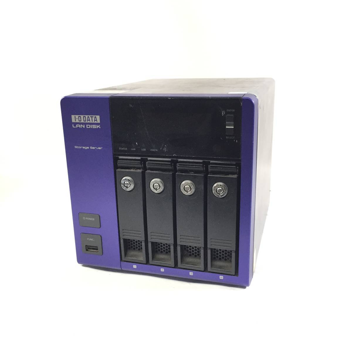 S5081070 I-O DATA HDL-Z4WS4C Storage Server 1点(D2701/4GB)【通電OK