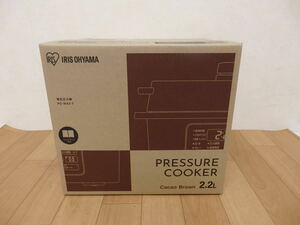 T40-5.8) アイリスオーヤマ　電気圧力鍋　PC-MA2-T　PRESSURE COOKER　カカオブラウン　2.2L　1~2用　低温調理可能　レシピブック付き