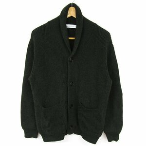 グリーンレーベルリラクシング ユナイテッドアローズ カーディガン 長袖 カットソー メンズ Lサイズ グリーン green label relaxing