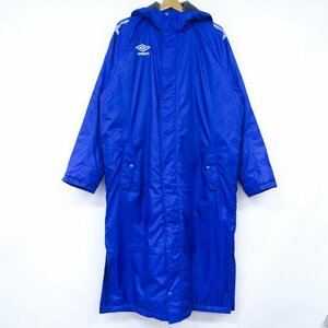  Umbro Descente bench пальто длинное пальто обратная сторона боа спортивная одежда внешний M соответствует мужской голубой UMBRO