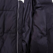 エイチアンドエム ブルゾン 中綿ジャケット ジャンパー ハイネック カジュアル アウター メンズ Mサイズ ブラック H&M_画像4