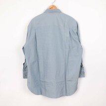 アルマーニコレッツォーニ シャツ 長袖 ストライプ 大きいサイズ コットン100％ メンズ 43/17サイズ ブルー ARMANI COLLEZIONI_画像5