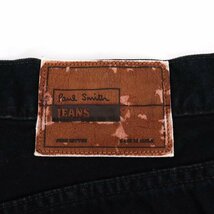 ポールスミスジーンズ デニムパンツ ボタンフライ ジーンズ ストレート ボトムス 黒 メンズ 31(79)サイズ ブラック Paul Smith JEANS_画像6