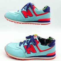 ニューバランス ローカットスニーカー KL574TLG クラシックシューズ 靴 カジュアル レディース 23.5mサイズ ブルー NEW BALANCE_画像8