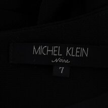 ミッシェルクラン ノワール ワンピース 半袖 クルーネック ブラックフォーマル 無地 黒 レディース 7サイズ ブラック MICHEL KLEIN_画像2