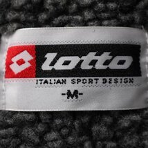 ロット ナイロンジャケット ベンチコート スポーツウエア アウター メンズ Mサイズ ブラック Lotto_画像2