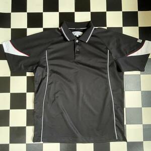 PGA TOUR ゴルフ　半袖ポロシャツ　サイズL　Y0082　黒
