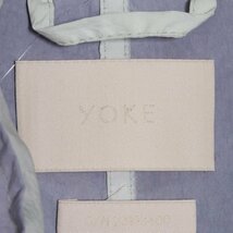 YOKE Spray Printed Nylon Snowparka サイズ2 ブルー YK23SS0462C ヨーク スプレープリンテッドナイロンスノーパーカー_画像4