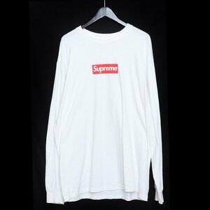 SUPREME BOX LOGO 20AW Box Logo L/S Tee ホワイト XLサイズ シュプリーム ボックスロゴ長袖Tシャツ ロンT カットソー