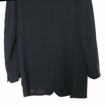 YOHJI YAMAMOTO POUR HOMME 19SS 左前二重フラップジャケット ブラック サイズ3 HH-J33-100 ヨウジヤマモトプルーオム_画像6