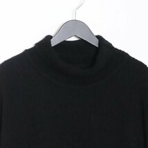 JULIUS 22SS TURTLE NECK KNIT SWEATER サイズ3 ブラック 767KNM1 ユリウス タートルネックニット セーター_画像3