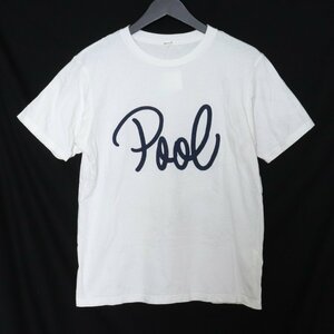 THE POOL AOYAMA pool TEE Sサイズ ホワイト POM-5513-C ザ プールアオヤマ プールTシャツ 半袖カットソー