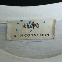FAITH CONNEXION ラメプリントTシャツ 半袖カットソー ホワイト XS フェイスコネクション_画像3