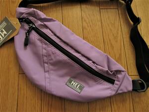 MEImei waist bag ( purple ) BOTTOMLINE body bag belt bag M i- I 