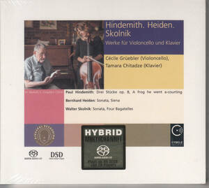 ◆新品・送料無料◆ヒンデミット、ハイデン、スコリック：チェロとピアノのための作品集～セシール・グルーブラー Import L9062