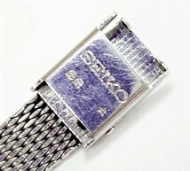 SEIKO Solar セイコー ソーラー 手巻き ウォッチ 腕時計 レディース フリーサイズ 稼働品 【送料無料】_画像6