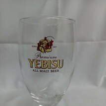 ☆⑧未使用 YEBISU エビスビール 420型 足付き ビアグラス ビール グラス 6客セット_画像5