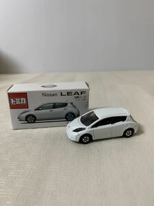 TOMICAトミカNISSAN LEAF ニッサン 日産リーフ 日産工場見学記念 非売品/NO.120/タカラトミー/ミニカー/車両/ベトナム製/梱包材金属等経年