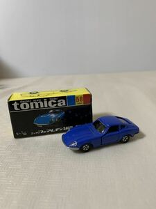 TOMICA トミカ NO.58 NISSAN ニッサン フェアレディ 240ZG/TOMYトミー/箱付き/ミニカー/中国製/復刻/黒箱/部品取り用/梱包材等経年