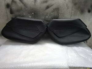 H-D original OP Dyna 02-05 06-17 Synth tik leather saddle-bag inspection Harley FXDX FXD FXDB FXDL FXDLS FXDF FXDWG Club style 