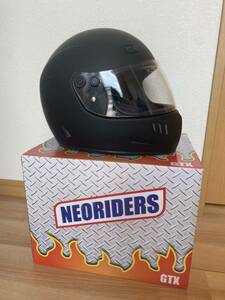 フルフェイスヘルメット Mサイズ57〜58cm NEO RIDERS GTX マットブラック