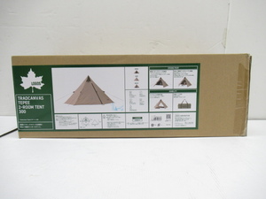 n70553-ty 未開封●LOGOS TRADCANVAS TEPEE 2-ROOM TENT300 ワンポールテント ロゴス [111-230827]