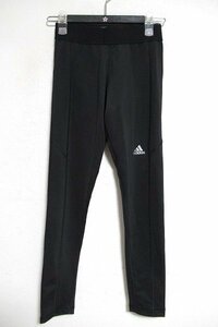 N6054:adidas（アディダス）techfit　レディースコンプレッションロングタイツ レギンス/黒/S：35