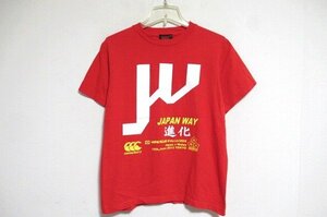N6129:CANTERBURY（カンタベリー）リポビタンD チャレンジ 2013日本vsウェールズ Tシャツ/赤/S：35