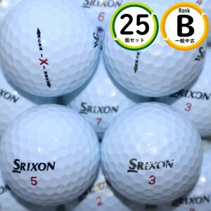 25個 スリクソンX Bランク ダンロップ SRIXON X 中古 ロストボール 送料無料