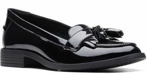  бесплатная доставка Clarks 25cm стеганый кисточка Loafer Flat pa палатка кожа легкий офис soft подошва спортивные туфли туфли-лодочки at46