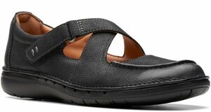  бесплатная доставка Clarks 23.5cm ремешок Flat черный me Lee je-n каблук кожа легкий sof покраска рубин солнечный Wedge at43