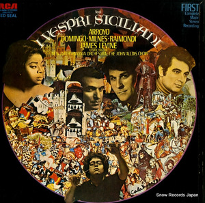 ジェームズ・レヴァイン ヴェルディ：歌劇「シチリアの晩鐘」全曲 SRA-2954-57