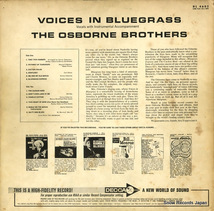 オズボーン・ブラザース voices in bluegrass DL4602_画像2