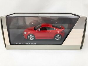 ▼　【アウディ特注 1/43 シュコー アウディ TT RS クーペ ミサノレッド ミニカー】001-02308