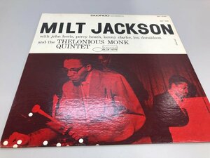 ▼　【LPレコード　ミルト・ジャクスン傑作集　MILT JACKSON　BLUE NOTE】081-02308