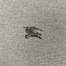 【美品】BURBERRY BLACK LABEL バーバリーブラックレーベル ポロシャツ サイズ2 グレー 日本製 半袖 シャツ BMV30-001-06_画像5