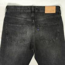 Levi's リーバイス Made and Crafted メイドアンドクラフテッド 59090-0027 イタリア製 NEEDLENARROW W30 L34 ブラックデニム ユーズド加工_画像4