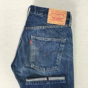 LEVI'S リーバイス VINTAGE CLOTHING LVC 501XX 501 Wネーム 66501-0101 BIG'E' 復刻 デニム ジーンズ W31 L34 セルビッチ