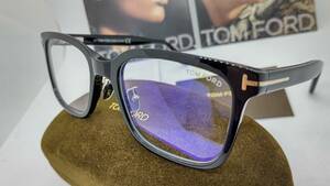 トムフォード 眼鏡 ブルーカットレンズ 送料無料 税込 新品 アジアンモデル TF5853-D-B 001 ブラックカラー