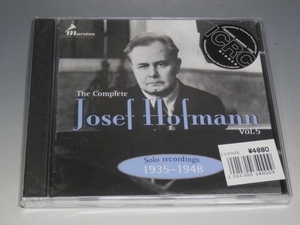 □ 未開封 THE COMPLETE JOSEF HOFMANN VOL.5 ヨーゼフ・ホフマン Solo recordings 1935-1948 輸入盤 2枚組CD Marston 