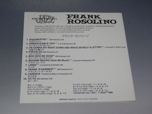 □ FRANK ROSOLINO フランク・ロソリーノ 帯付CD TOCJ-50110_画像6