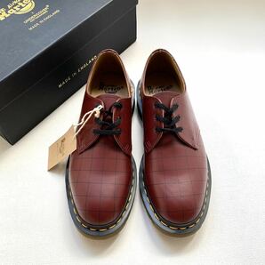 新品 英国製 UNDERCOVER アンダーカバー x Dr.Martens ドクターマーチン 1461 UC CHECK シューズ UK7 メンズ チェリーレッド 26㎝ 送料無料の画像2