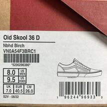 新品レア バンズ ネイバーフッド VANS × NEIGHBORHOOD コラボ オールドスクール 36 DX BIRCH スニーカー 26㎝ ナチュラル 希少 送料無料_画像8