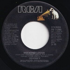 Odyssey Weekend Lover / Golden Hands RCA US PB-11245 203343 SOUL ソウル レコード 7インチ 45