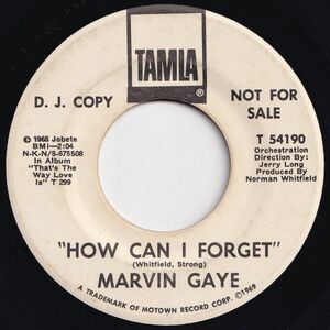 Marvin Gaye How Can I Forget / How Can I Forget Tamla US T 54190 203365 SOUL ソウル レコード 7インチ 45