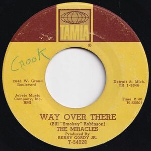 Miracles Way Over There / Depend On Me Tamla US T-54028 203357 SOUL ソウル レコード 7インチ 45